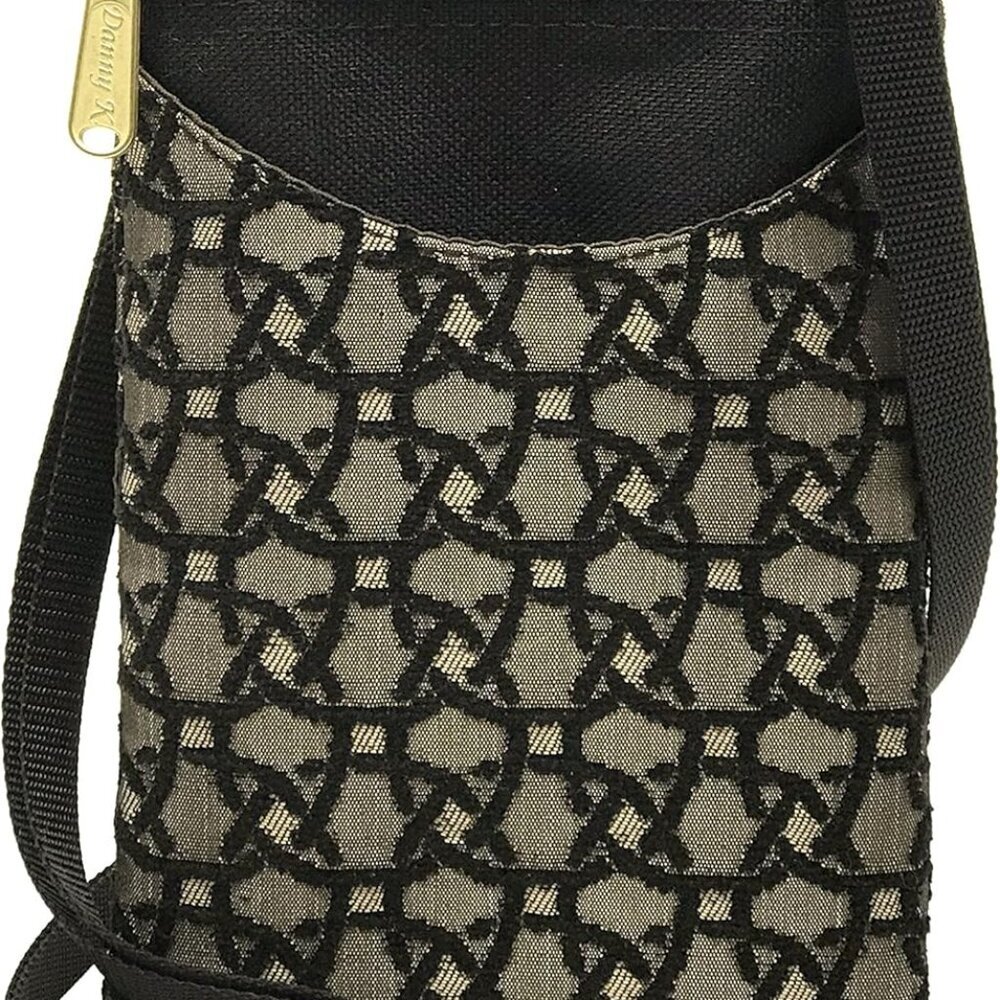 Women's Tapestry Crossbody Cell Phone or Passport Purse, Hand